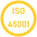 icone iso 45001 amarelo - Formação Especialista em GRO e PGR